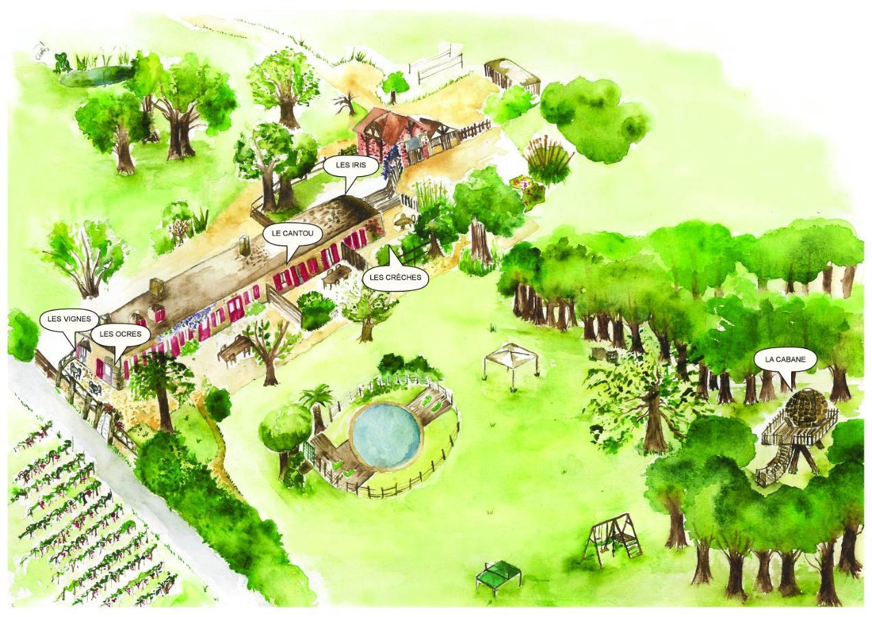 Du Vert & Du Bon Air - Linge Maison Inclus - Parking Prive Gratuit - Centre Ville Bergerac 10Mn - Domaine Bellevue Cottage En Perigord Lembras Kültér fotó